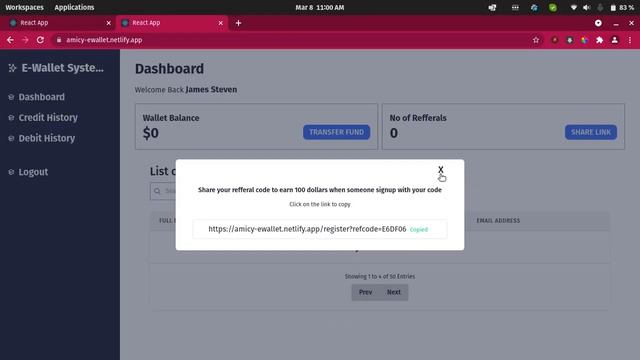 How to create E-Wallet & Referral System with Golang, Reactjs , Tailwindcss & postgresql. (Part 1) смотреть онлайн