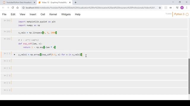 Python Plotting with Matplotlib - Graphing a Cumulative Distribution Function смотреть онлайн
