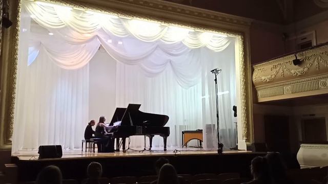 Ihar Komar. Train to Prague for two pianos ( Irina Butel - Ivan Andrukhov ) смотреть онлайн
