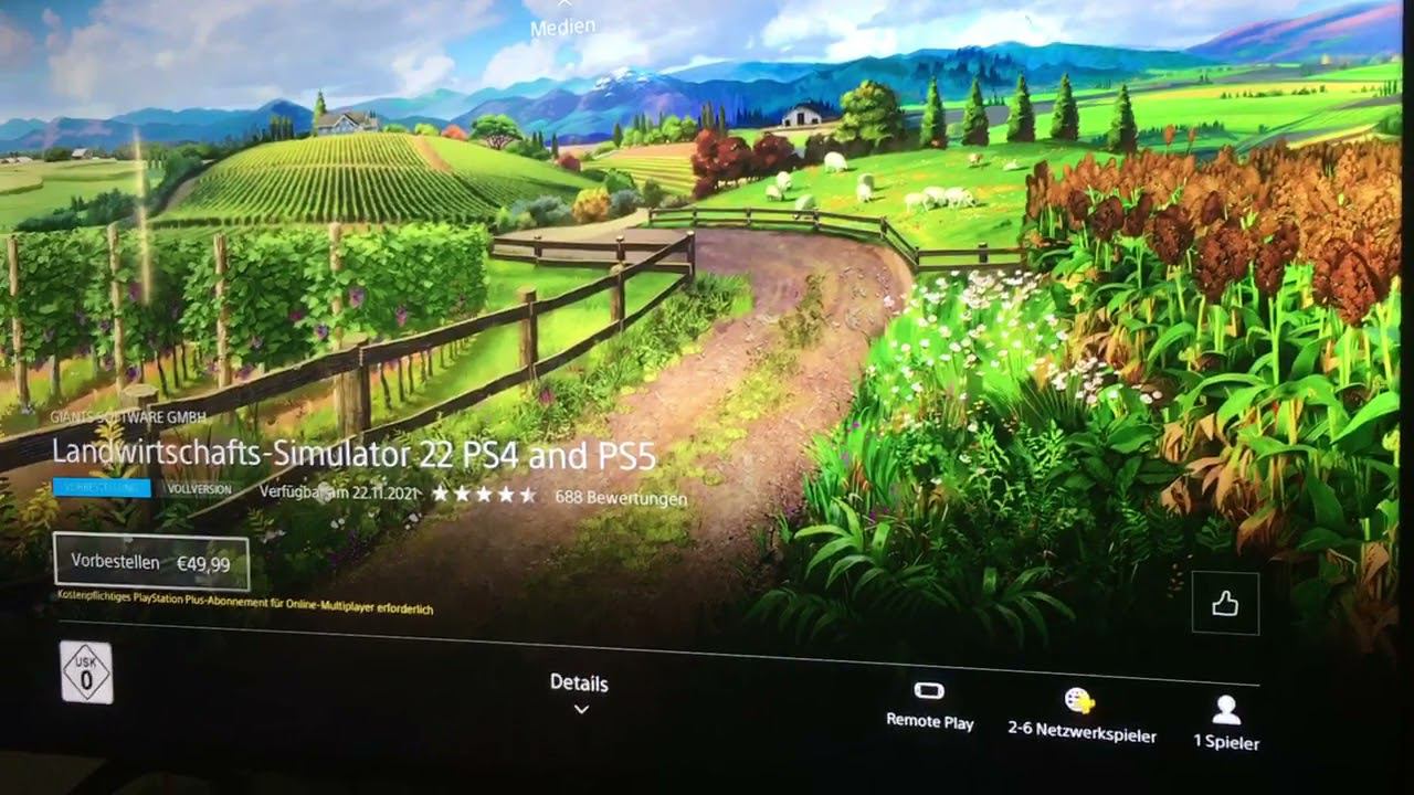 Сделал предзаказ FS22 на PS4 Pro. смотреть онлайн