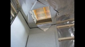 вагонка в парной и потолочный проход в каркасной бане