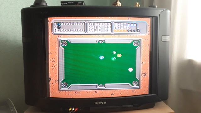 Обзор игры Lunar Ball (Lunar Pool) на Денди. Настало время покатать шары! смотреть онлайн