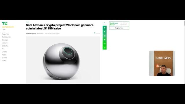 Ceva se intampla! Fondatorul ChatGPT a lansat World Coin si au strans deja 115 Milioane $ смотреть онлайн