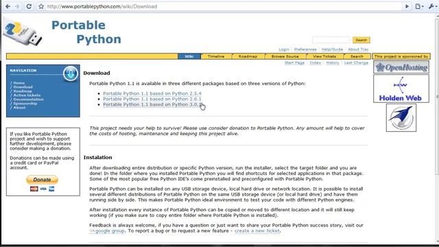 Downloading Python onto a flashdrive (SPE and VPython) смотреть онлайн