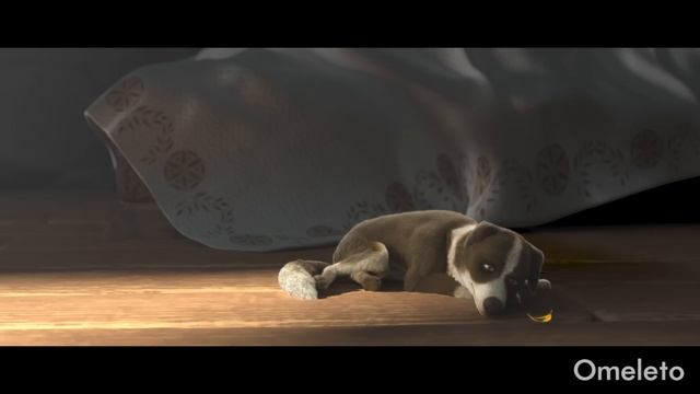 A loyal dog helps his master turn sheep's wool into clouds. | After the Rain смотреть онлайн
