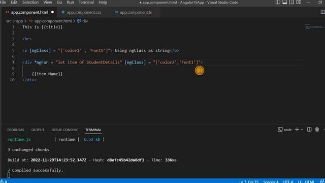 Part 15 :- ngClass in Angular 15 | Angular 15 tutorials for beginner смотреть онлайн