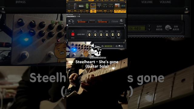 Steelheart - She's Gone__Guitar Solo (fender telecaster deluxe, eleven rack, DIY StompBox) смотреть онлайн