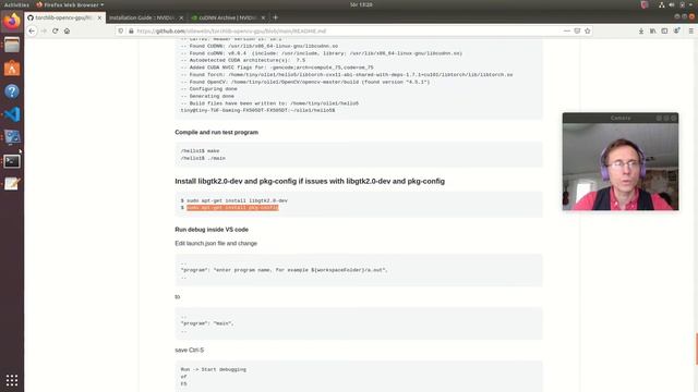 Installing CUDA toolkit cuDNN libtorch C++ OpenCV on Ubuntu 18.04 part 3 series смотреть онлайн