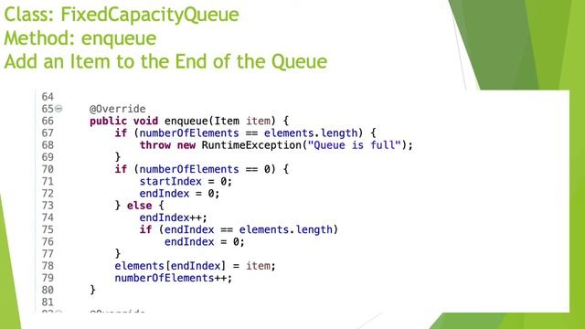 AIT512 A01 312 Fixed Capacity Queue смотреть онлайн