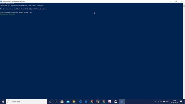 Install software by one command on windows| Installing git on windows 10| Git install by choco смотреть онлайн