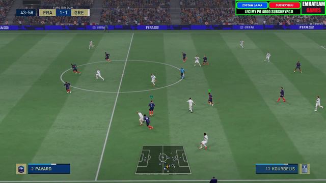 FIFA 22 | Eliminacje EURO 2024 | Francja - Grecja смотреть онлайн