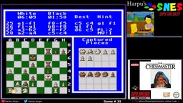 SNES Super Side Quest - Game # 36 - The Chessmaster [2/2] смотреть онлайн