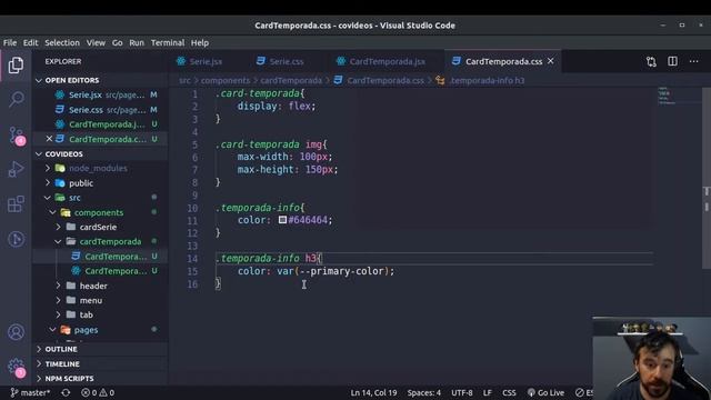 App de série com React #9 - Temporadas da Série смотреть онлайн