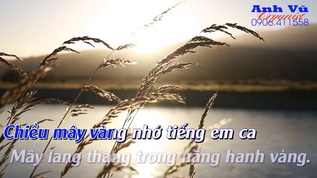 KARAOKE - CHIỀU HẠ VÀNG - (NGUYỄN BÁ NGHIÊM) - TONE NAM - (Am - La thứ) смотреть онлайн