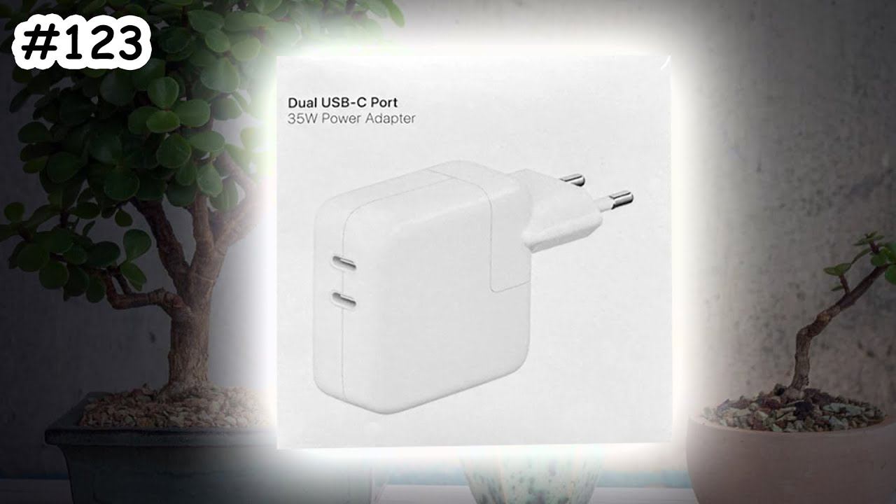 Какой блок питания купить для зарядки iPhone - 35W Dual USB C Port Power Adapter Apple смотреть онлайн