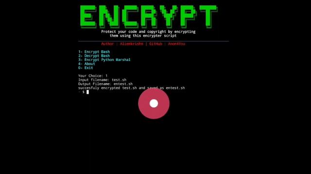 Encrypt/Decrypt Bash using termux | Encrypt python code | Alienkrishn ?? смотреть онлайн