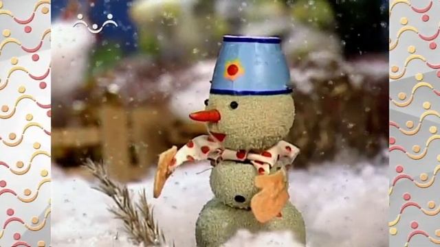 Шишкин Лес.  Снеговик и птицы