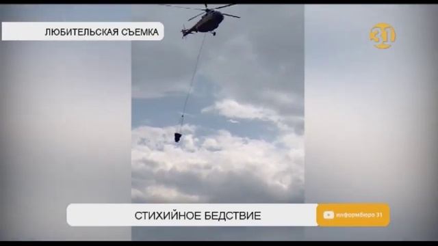 Пятые сутки в Каркаралинске продолжается лесной пожар смотреть онлайн