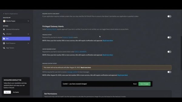 Discord Developer Portal - Basic Guide