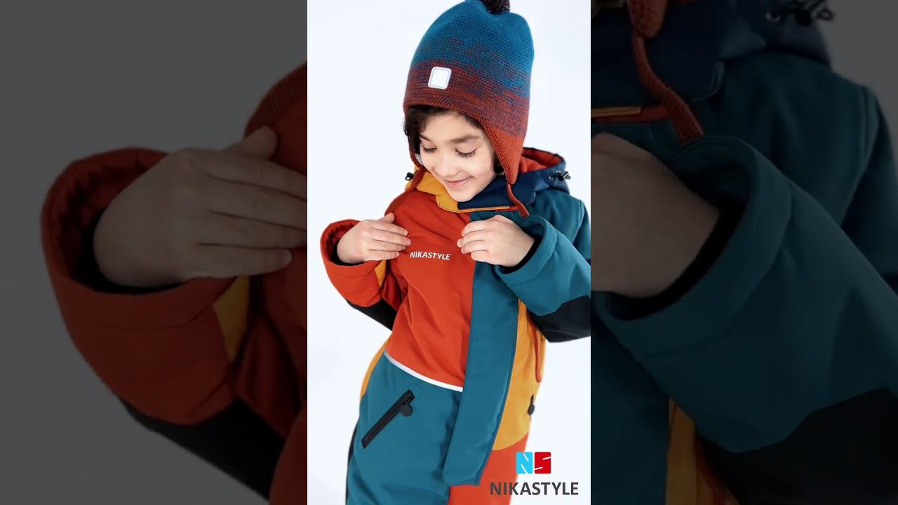 NikaStyle, зимний комбинезон 8з2123 терракотовый/эвкалипт смотреть онлайн