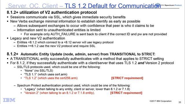 IBM Spectrum Protect 8.1.2 Technical Update - Presentation смотреть онлайн