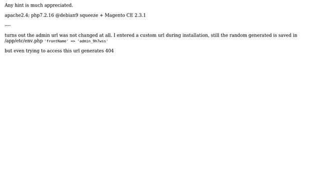 Magento: apache2.4; php7.2.16 @debian9 squeeze + Magento CE 2.3.1 смотреть онлайн