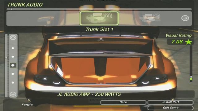 NFSU2 : Mitsubishi Lancer Evo Vlll engine performance tuning смотреть онлайн