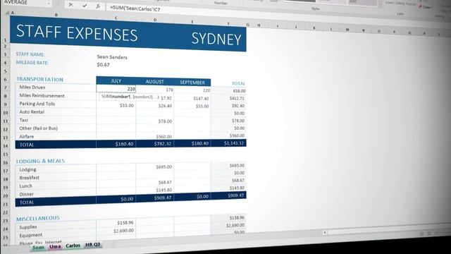 Practice Video: 3D Formulas - Excel Skills for Business: Intermediate I смотреть онлайн
