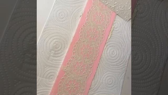 Как я легко делаю мягкие кружева. Никогда не сохнут!!