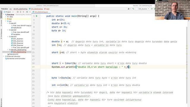 Free Java Dersleri 04 Data Casting смотреть онлайн