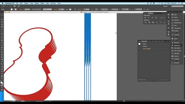 Graphic Design | Musical Guitar | Adobe Illustrator/Photoshop смотреть онлайн