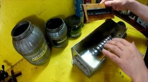 Тест на водостойкость пластичных смазок Графит, Литол, Зеленка, Gadus, Mobil, Blue, Rubin