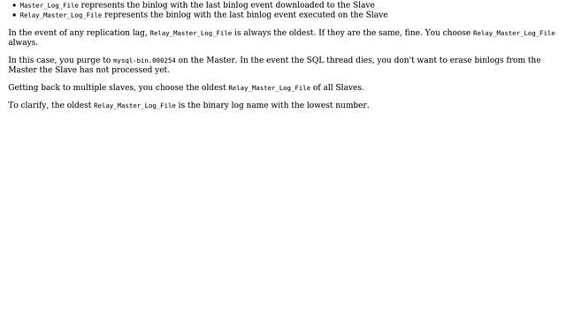 Databases: Anyway to identify mysql slaves have read upto which binary logs (5 Solutions!!) смотреть онлайн
