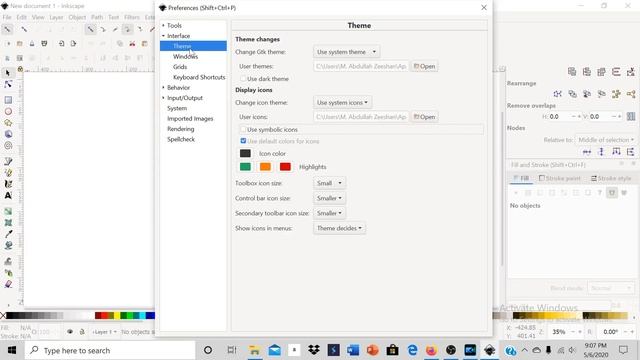 How to change the theme to a darker one on Inkscape (1.0) смотреть онлайн