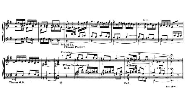 Louis Vierne - Verset Fugué sur "In exitu Israël" (Score Video) смотреть онлайн