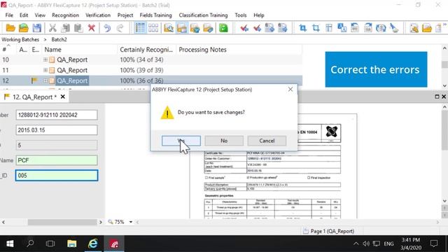 ABBYY FlexiCapture Tutorial: Export to Database смотреть онлайн