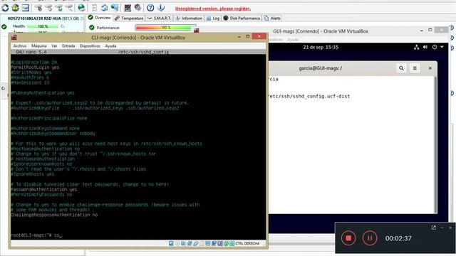 SSH y Remmina en dos Debian utilizando Virtualbox смотреть онлайн