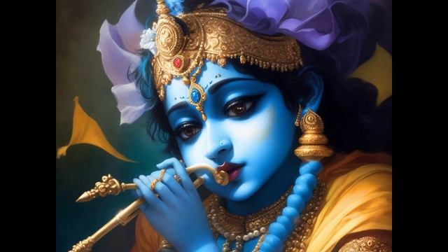 Peaceful meditation chants - Krushnam Vande Jagadgurum 108 times смотреть онлайн