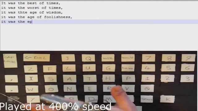 Final year Project: Virtual Keyboard one finger keyboard demonstration. смотреть онлайн