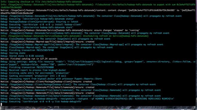 Bigtop Provisioner for one click Hadoop provisioning смотреть онлайн
