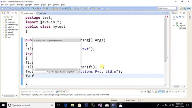 #30 Java Tutorial For Beginners | Write in File in Java | Manish Nain смотреть онлайн
