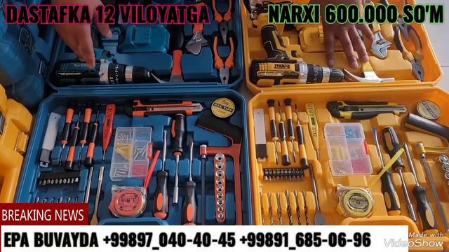 TUGAP QOLGAN BOMBA NARXDA MAKITA V/S DEWALT 48 VOLTLI NABOR SHURPAVERTIMIZ YANA KELDI SHOSHILAMIZ смотреть онлайн