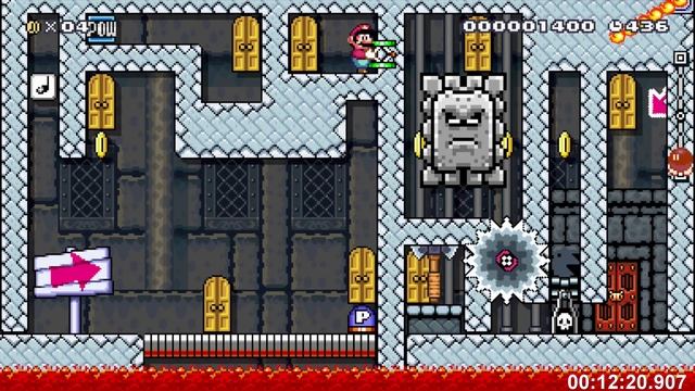 Super Mario Maker - One Screen Puzzle - SeanHip2 -Tick Tick Boom смотреть онлайн