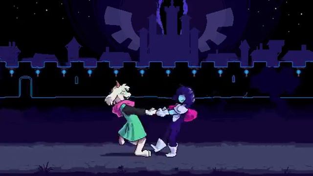 Ralsei and Kris dancing - cute смотреть онлайн