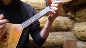 Блатной Карапет на балалайке народного строя СЕG