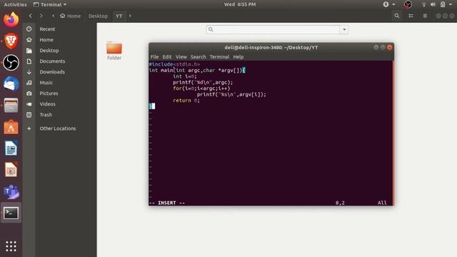Arguments to main function in C in Ubuntu | Ubuntu | Implementation | Terminal output смотреть онлайн