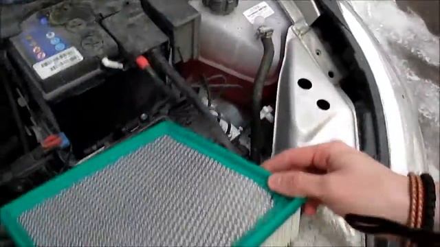 Datsun On-DO (2015): Замена воздушного фильтра