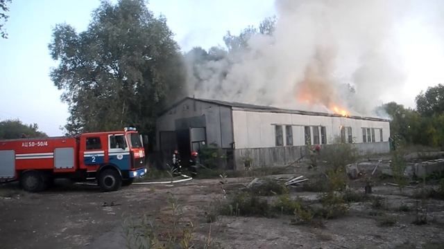 15.09.2020. Гомель, пожар неэксплуатируемого здания смотреть онлайн