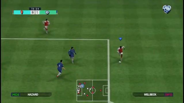 ARSENAL VS CHELSEA MOD PES 14 PSP+LINK смотреть онлайн