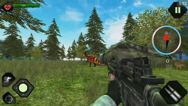 Dinosaur Hunter : Survival Gameplay Shooting in Forest Animal смотреть онлайн
